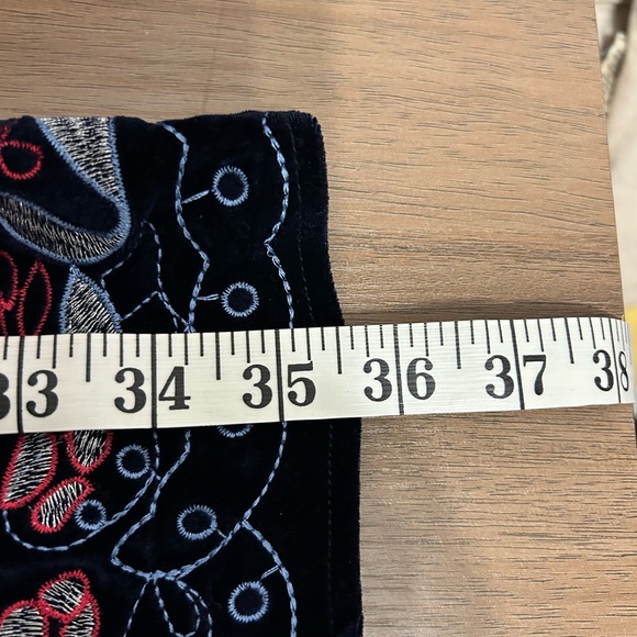 NWT FOXIEDOX Navy and Pink Embroidered Dress - Picture 13 of 15